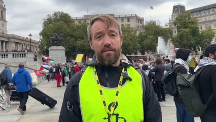 Terrorism laws being misused by the police, says Amnesty International spokesperson at Palestine Action protest
