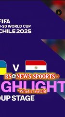 🇺🇦 Ukraine vs Paraguay ⚡ | U-20 World Cup 2025 Highlights
