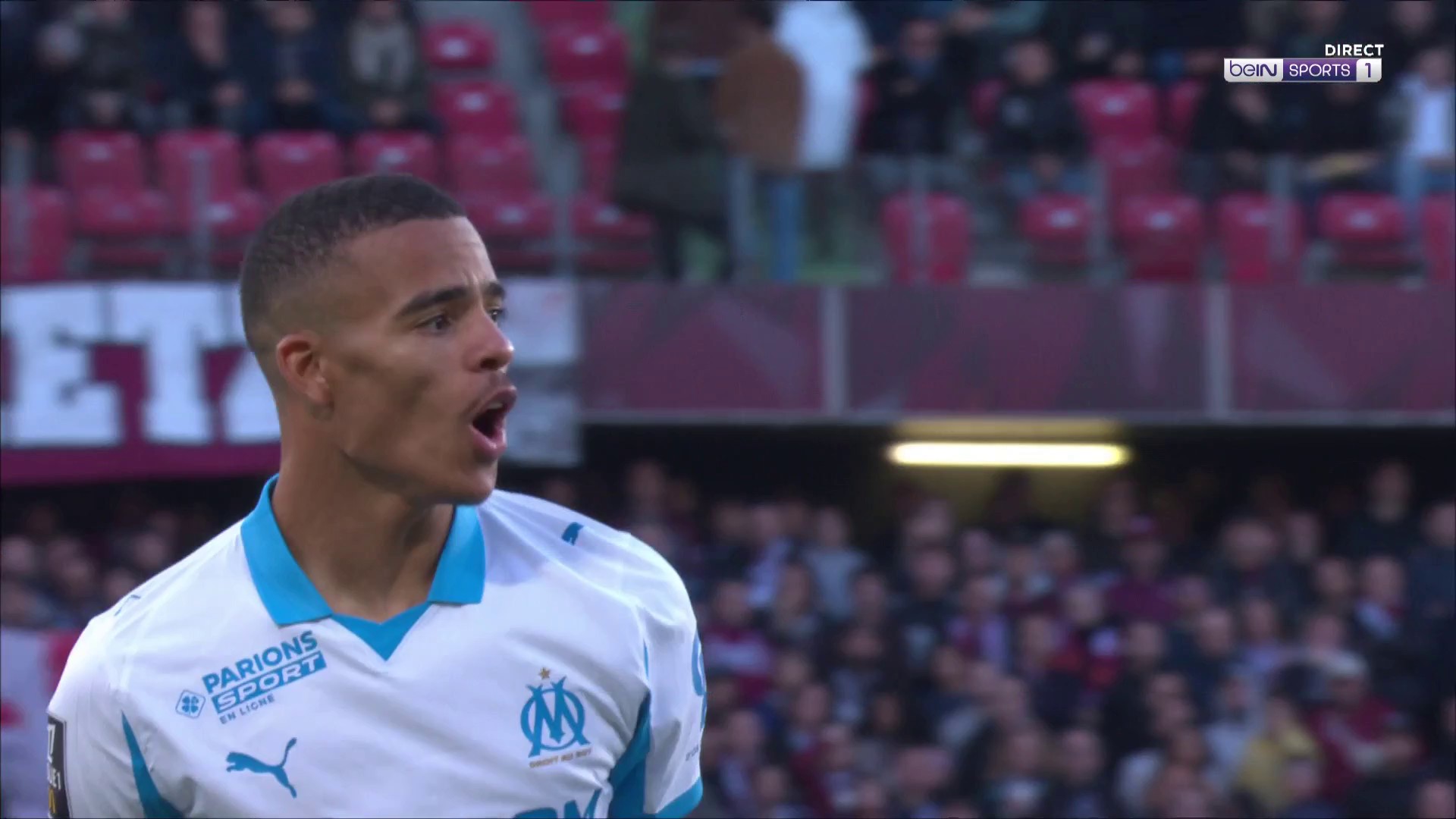 Ligue 1 : Après le poteau, Greenwood touche la barre !