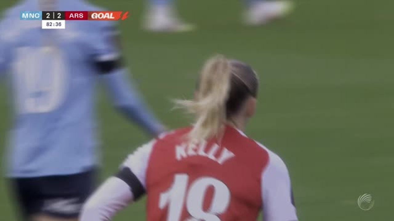 Arsenal - La joie très démonstrative de Chloe Kelly face à City