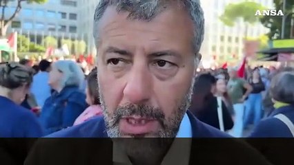 Corteo nazionale Gaza, anche Scotto e Corrado in piazza