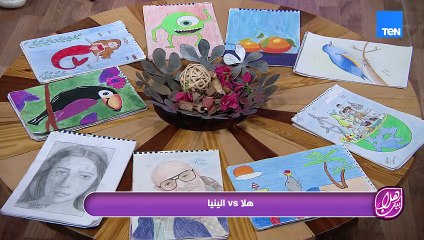 جميلة وموهوبة 🥰 وصاحبة بطولات🏅ونفسها تكون Dentist👩🏼‍⚕..تعالوا نشوف مواهب إلينا مع هلا 🎨✨