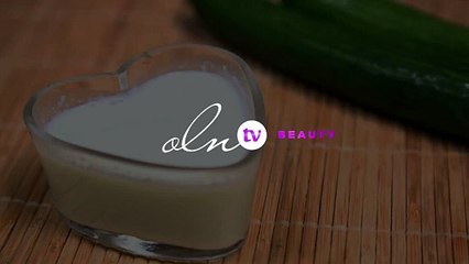 ماسك الخيار واللبن لتبييض الوجه