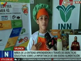 Carabobo | Programa "Lonchera Escolar" promueve hábitos alimenticios saludables en la región