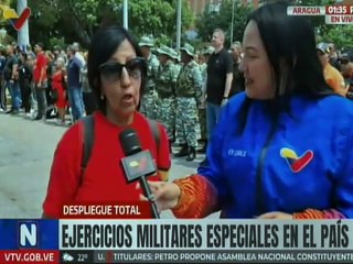Aragüeños se preparan activa y constantemente para defender la soberanía de la patria