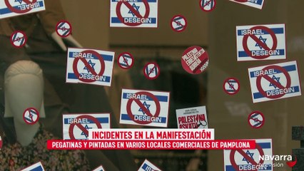Manifestantes pro Gaza vandalizan algunos establecimientos