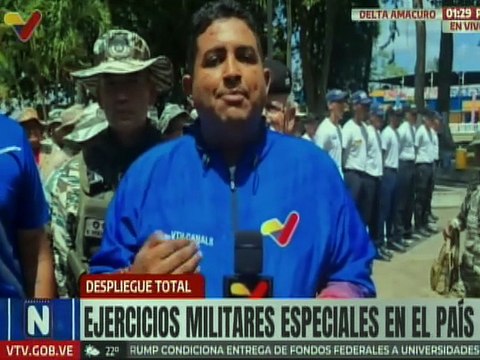 Delta Amacuro | Inicia despliegue de Ejercicios Militares Especiales en el mcpio. Tucupita