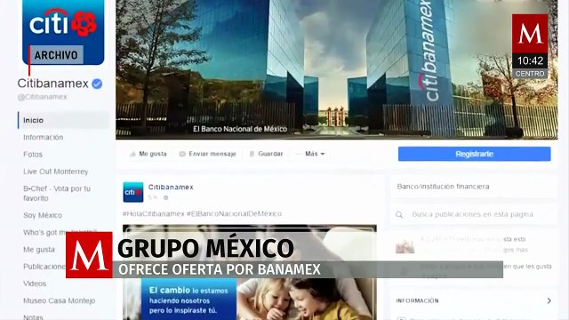 Grupo México, de Germán Larrea, presenta oferta para adquirir Banamex