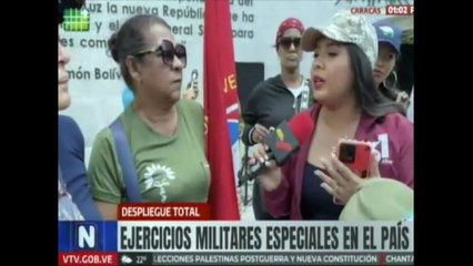 Pueblo venezolano acude al despliegue de Ejercicios Militares Especiales convocado por el pdte. Maduro