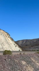 UP 8050 Leads Westbound Manifest Train Rolling Through Blue Cut CA.
