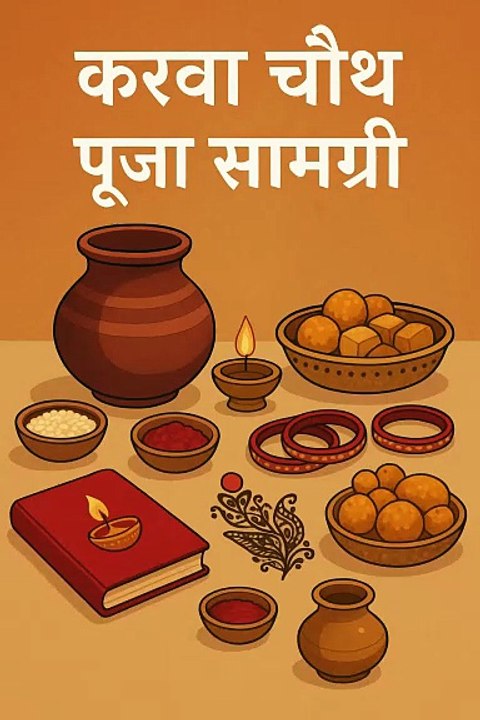करवा चौथ पूजा सामग्री