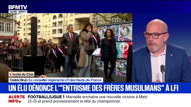 LFI était un espoir de rupture pour les classes populaires : Cédric Brun, ex-conseiller régional de LFI, dénonce des dérives islamistes dans le parti