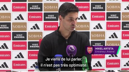 Arsenal - Arteta : "Odegaard ? On va attendre de voir l'étendue de la blessure"