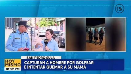 Capturan a hombre por golpear e intentar quemar a su mamá