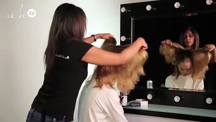 رفعة شعر ناعمة لإطلالة عيد أنيقة