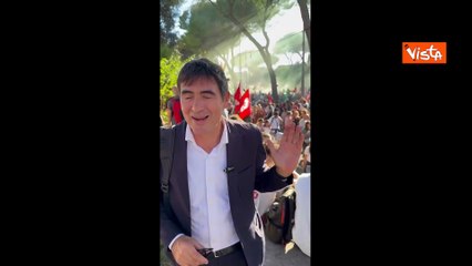 Fratoianni (Avs) a corteo pro Gaza a Roma: Questa marea umana fa paura a Meloni e Salvini