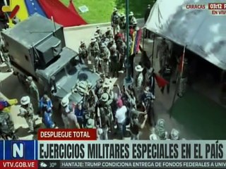 Caracas | Así se desarrollan los Ejercicios Militares Especiales en la Plaza Madariaga