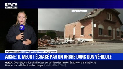 Tempête Amy: un homme meurt écrasé par un arbre dans son véhicule dans l'Aisne