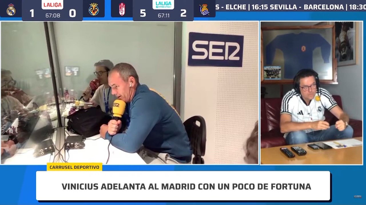 ¡PENALTI y SEGUNDO GOL de VINICIUS! MBAPPÉ le deja tirarlo | REAL MADRID 2 - VILLARREAL 0