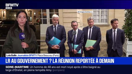 La réunion prévue ce soir entre Bruno Retailleau et les parlementaires LR a été reportée à demain