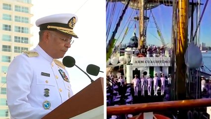 Buque Escuela "Cuauhtémoc" vuelve a zarpar tras el accidente en Nueva York