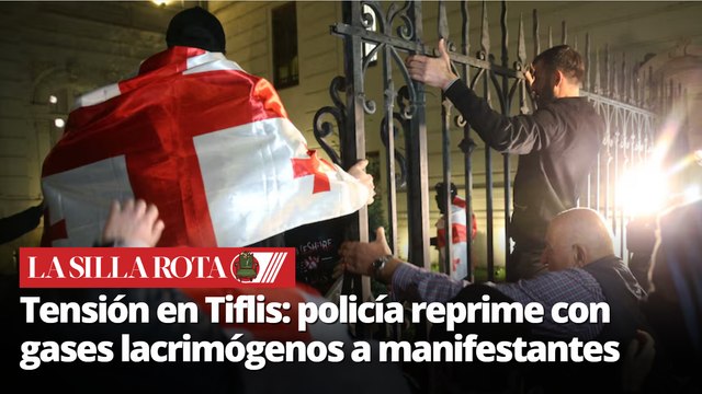 Protestas en Georgia: miles intentan irrumpir en el palacio presidencial contra el gobierno prorruso