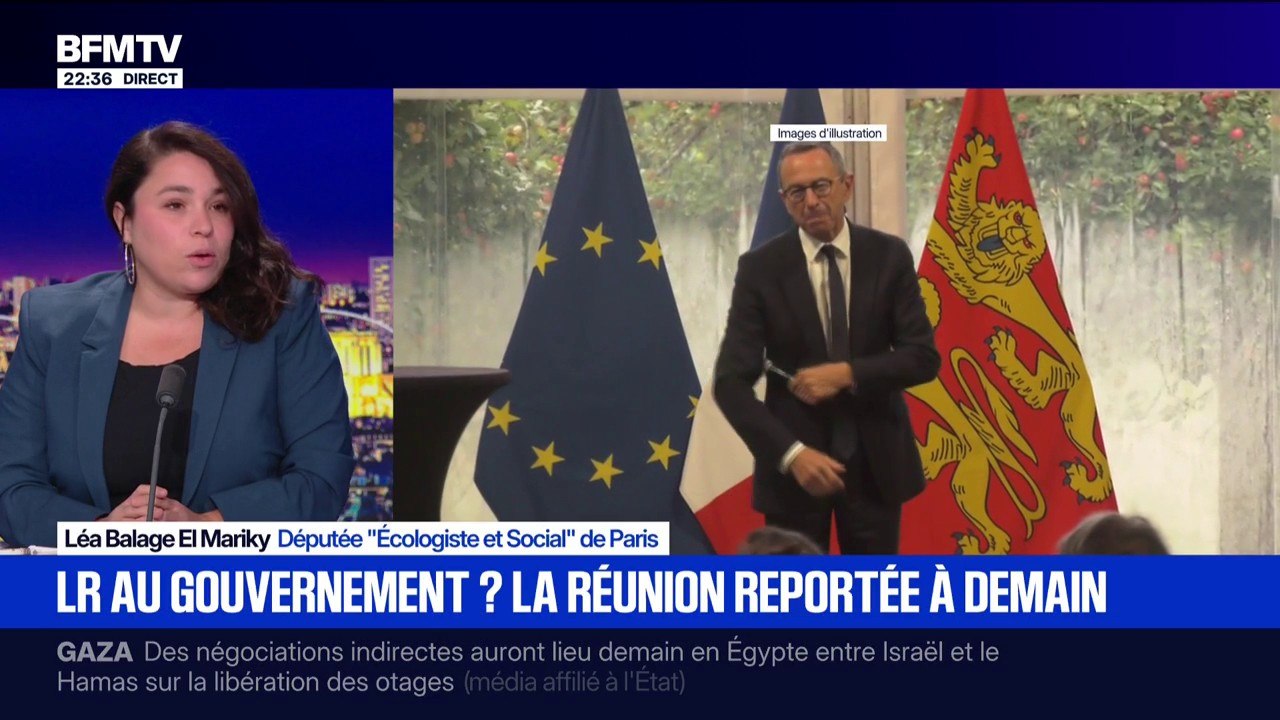 Futur gouvernement: pour Léa Balage El Mariky, députée (Écologiste et Social), "les Républicains sont la meilleure béquille avec le RN de ce qu'il reste du macronisme"