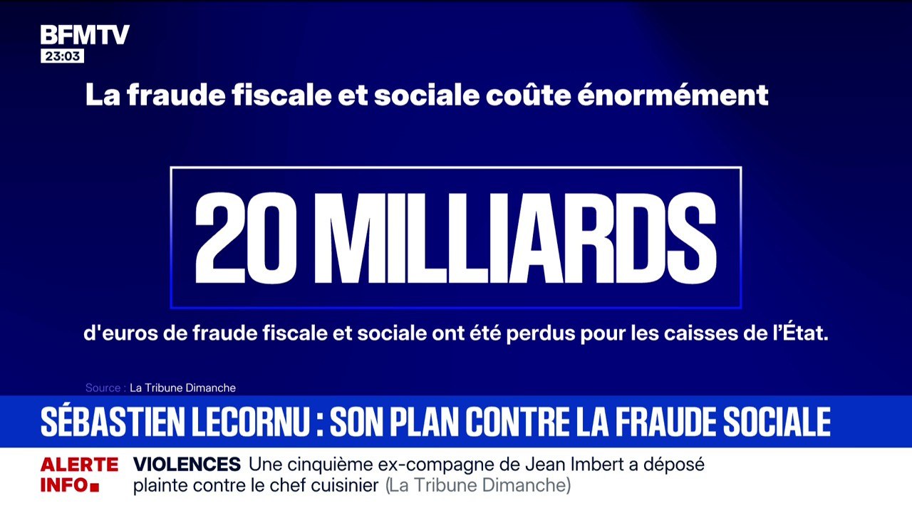Fraude fiscale et sociale: Sébastien Lecornu souhaite récupérer 2,3 milliards d’euros dès 2026, "un objectif ambitieux" pour Charles Prats, ancien magistrat de la DNLF