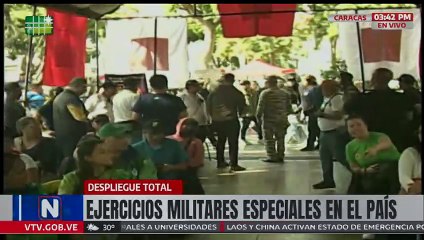 Pdte. de AN Jorge Rodríguez participa en despliegue de Ejercicios Militares Especiales en el país