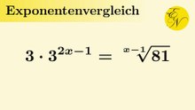 Exponentialgleichung: Exponentenvergleich