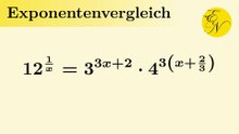 Exponentialgleichung: Exponentenvergleich