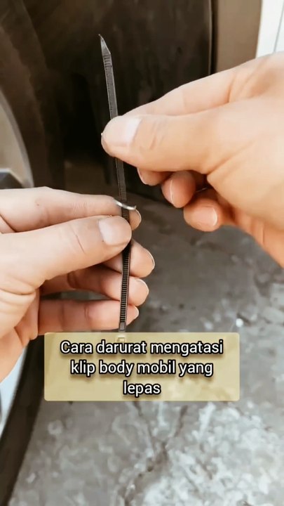 cara darurat ikat bumper mobil