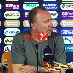 Sergen Yalçın: "Transfer dönemine girmeyelim şimdi"