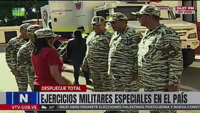 Vpdta. Delcy Rodríguez comprueba desarrollo del ejercicio de comando, control y comunicación en el 4F