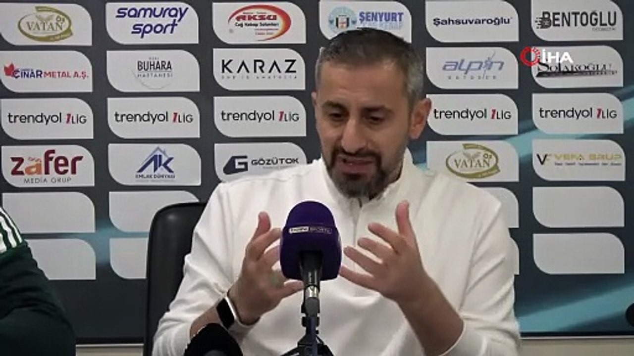 Serkan Özbalta Vanspor maçını değerlendirdi