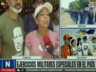 Caraqueños continúan participando en el despliegue de Ejercicios Militares Especiales