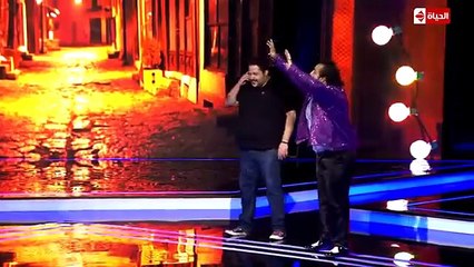 سيرين عبد النور ترقص شعبي على الهواء