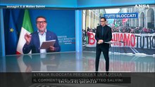 Flotilla, Salvini: "Sciopero illegittimo. Landini lo organizza? Paghi lui"