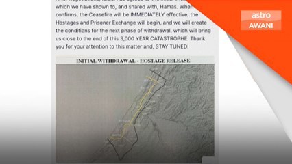 Trump umum fasa pertama Israel setuju undur dari Gaza