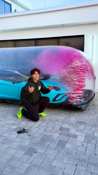 “I Threw a Smoke Bomb at a $500,000 Lamborghini 💨🔥 (and Instantly Regretted It 😱)”
