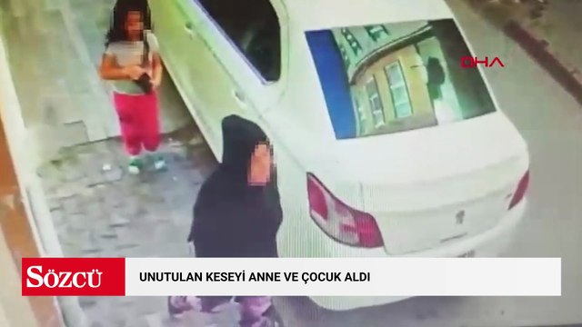 600 bin TL'lik altın bulunan keseyi alan kişiler, yüz tanıma sistemiyle tespit edildi
