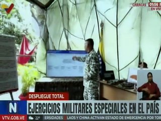 Vpdte. Sec. Padrino supervisa área de comunicaciones del Ejercicio Militar Especial