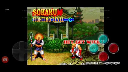 Fatal Fury 3 Sokaku Mochizuki vs Andy Bogard fala de vitória do Sokaku Mochizuki em português Br