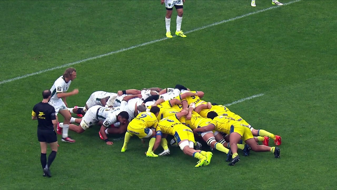 TOP 14 - Essai de Sébastien BEZY (ASM) - ASM Clermont - US Montauban