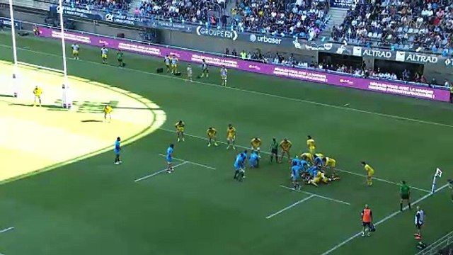 TOP 14 - Essai de Lenni NOUCHI (MHR) - Montpellier Hérault Rugby - Stade Rochelais