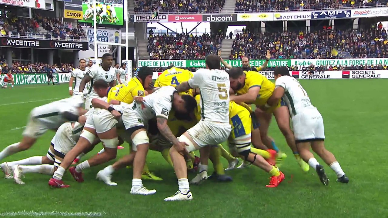 TOP 14 - Essai de Harry PLUMMER (ASM) - ASM Clermont - US Montauban