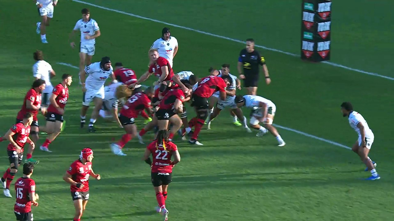 TOP 14 - Essai de Ma'a NONU (RCT) - RC Toulon - Section Paloise
