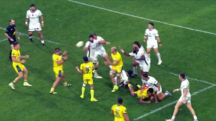 TOP 14 - Essai de Axel GUILLAUD (ASM) - ASM Clermont - US Montauban