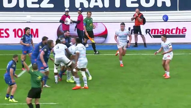 TOP 14 - Essai de Vinaya HABOSI (R92) - Castres Olympique - Racing 92