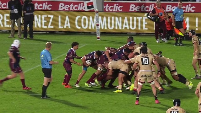 TOP 14 - Essai de Louis BIELLE BIARREY 2 (UBB) - Union Bordeaux-Bègles - LOU Rugby